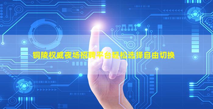 铜陵权威夜场招聘平台轻松选择自由切换
